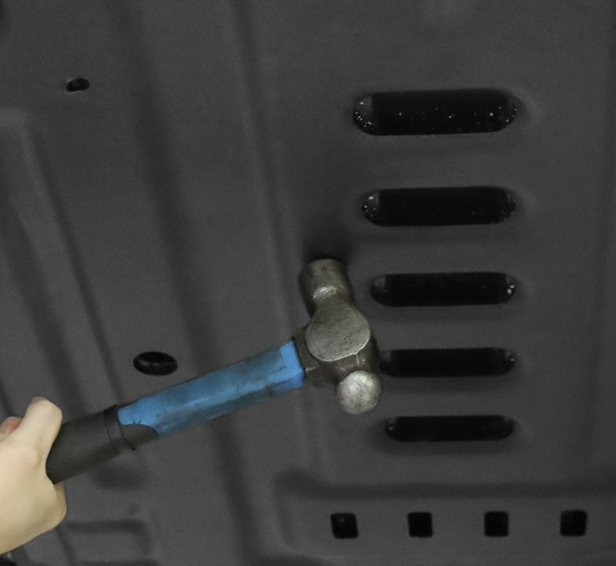 แผ่นป้องกันมอเตอร์ แผ่นกันแบตใต้ท้องรถ Wuling Binguo EV