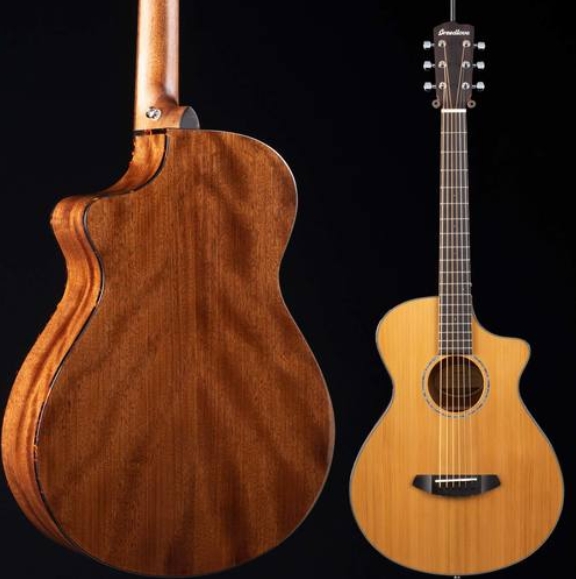 BREEDLOVE PURSUIT CONCERTINA CE, Red Cedar-Mahogany