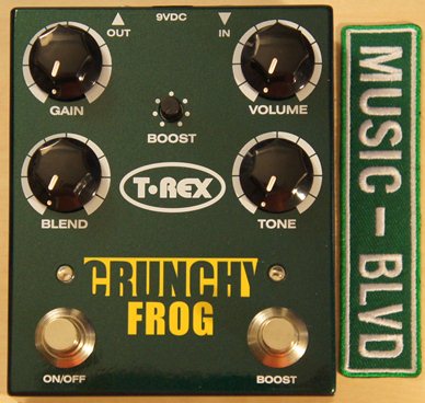 T-Rex Engineering Crunchy Frog Classic Overdrive with Boost Guitar Effects Pedal