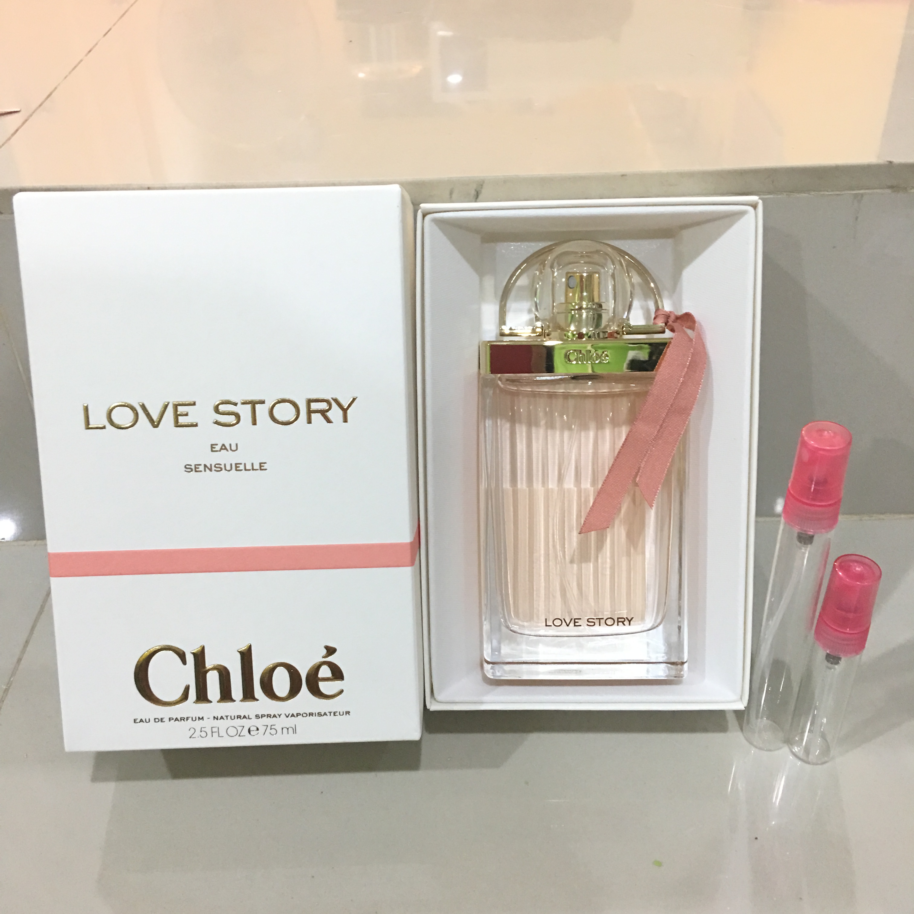 น้ำหอมแท้แบ่งขาย Chloe Love Story Eau Sensuelle EDP 💕Travel Size แบบทดลอง