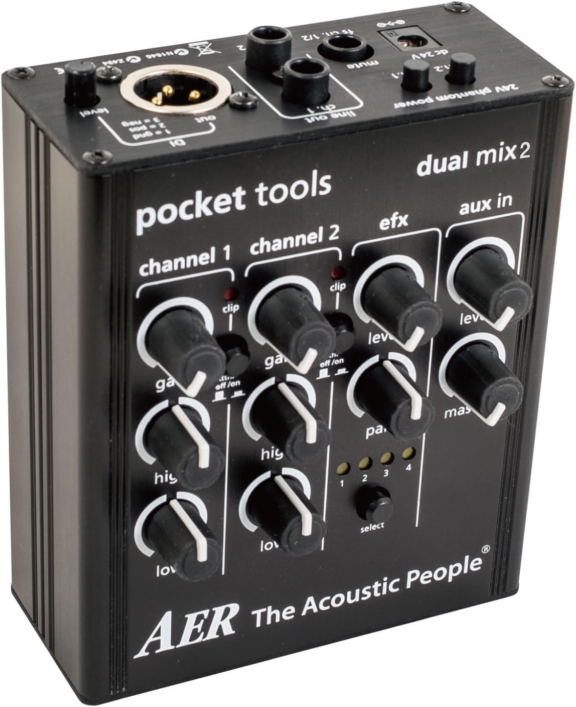 AER Dual Mix 2 Acoustic Guitar Direct Box and Preamp