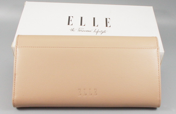 กระเป๋าสตางค์ ELLE เบจ ใหม่ แท้