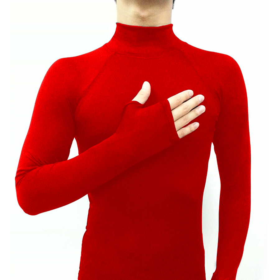 base layer รุ่นนิ้วสอด สีแดง