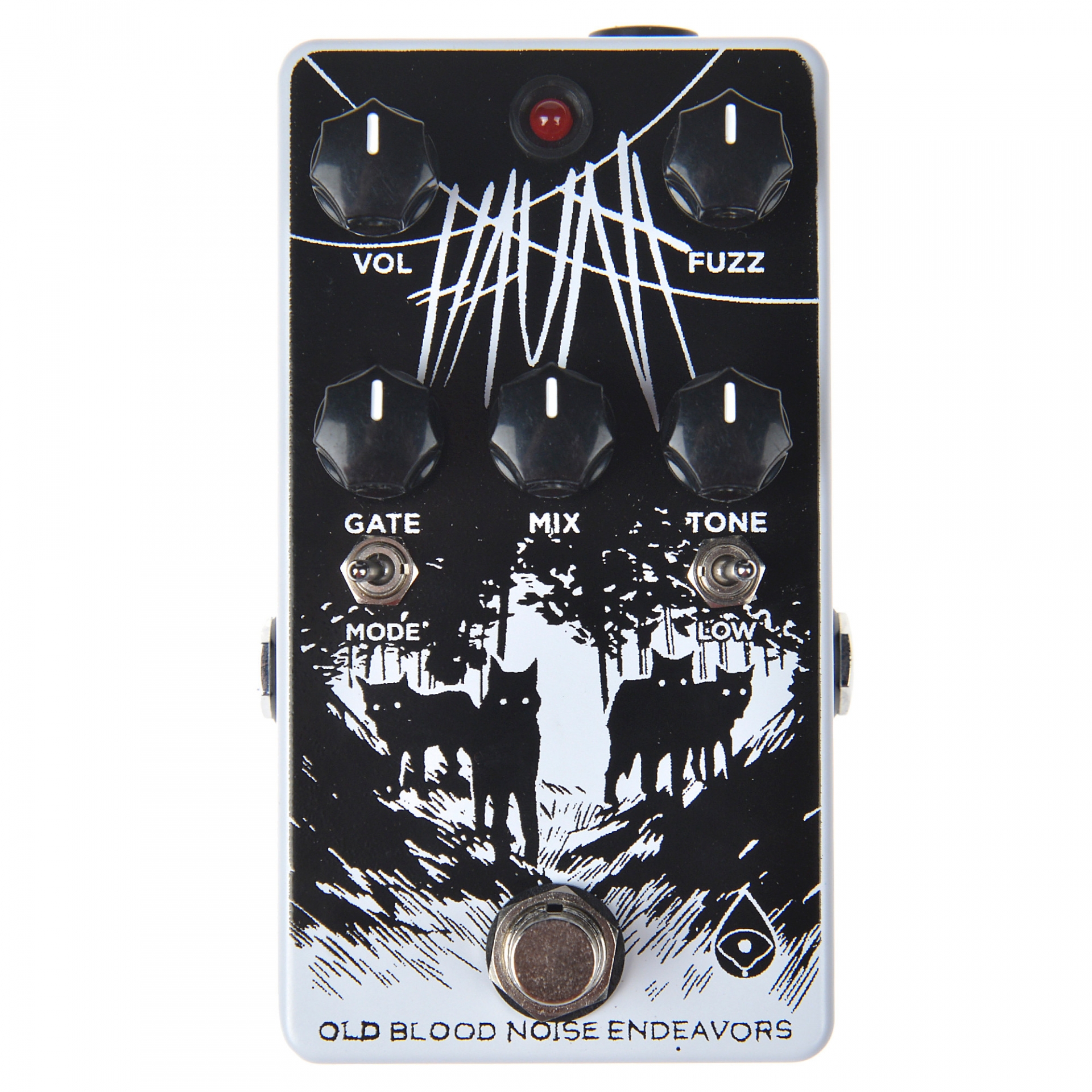 Old Blood Noise Haunt Fuzz CME Exclusive White and Black w/ Free Mug (LTD of 10)