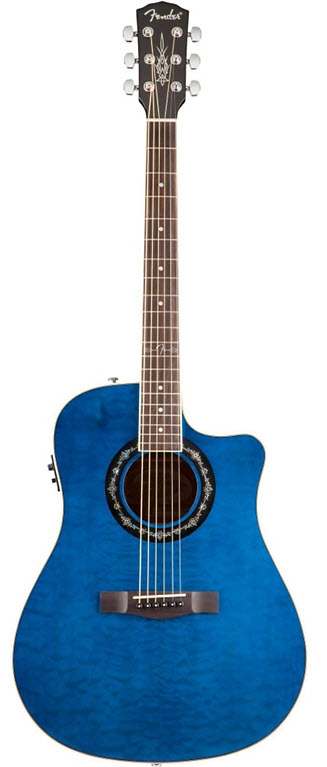 Fender T-Bucket 300 CE Cutaway Acoustic-Electric Dreadnought Guitar