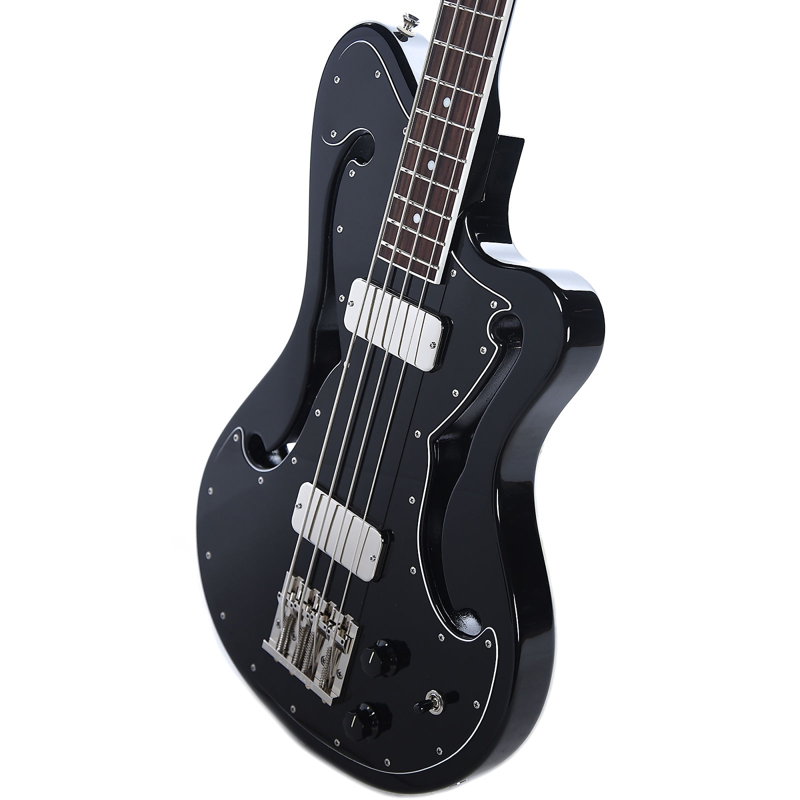 BilT Corvaire Bass Black w/3-Ply Black Pickguard