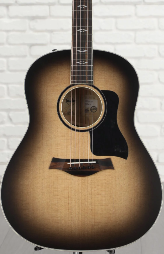 Taylor Limited-edition GPe-LTDEb Grand Pacific Acoustic-electric - Transparent Black with Special Ebony Fingerboard