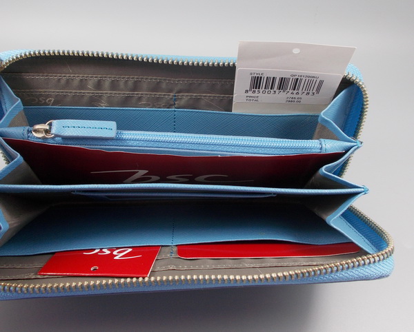 กระเป่าสตางค์ bsc ฟ้า ใหม่ แท้