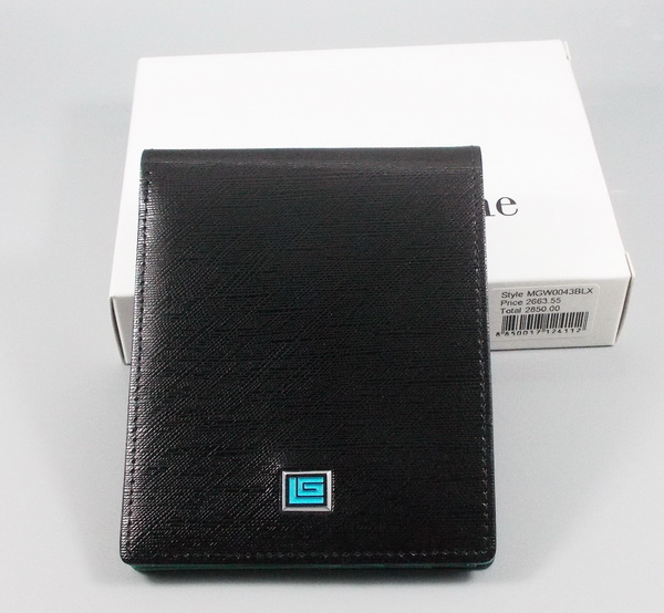 กระเป๋าสตางค์ Guy Larcohe ดำ-เขียว ใหม่ แท้