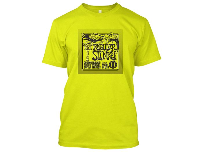 Ernie Ball Regular Slinky T-Shirt Neon Green
