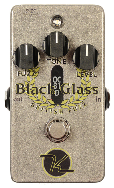 KEELEY BLACK GLASS BRITISH FUZZ OC81D