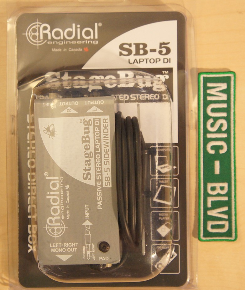 Radial StageBug SB-5 Sidewinder Laptop DI