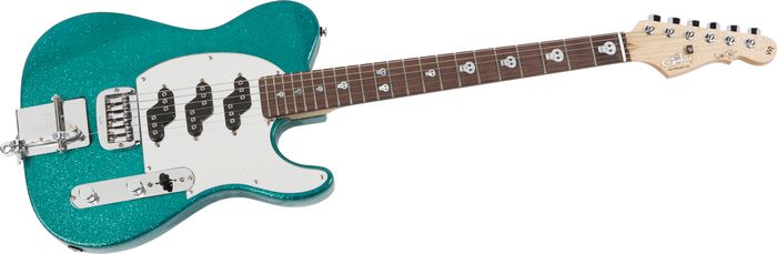 G&L Will Ray Signature Guitar Turquoise Metal Flake