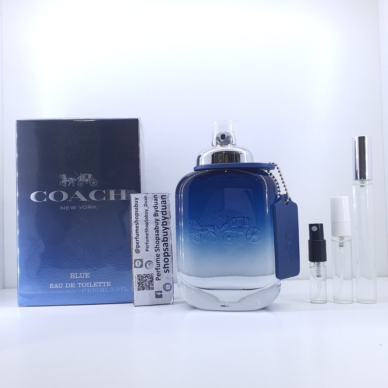 น้ำหอมแท้แบ่งขาย Coach Blue For Man Eau de Toilette💕Travel Size แบบทดลอง