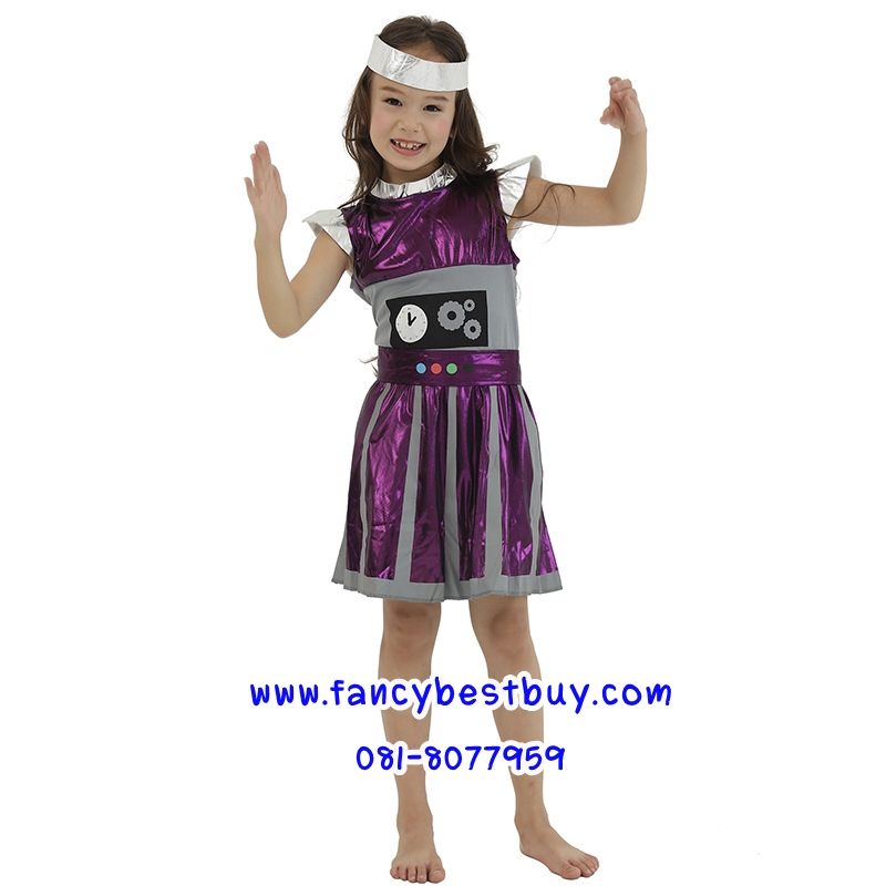 ชุดอวกาศ ชุดอนาคต ชุุดแฟนซีหุ่นยนตร์ ชุดอวกาศ Outer Space Boy ขนาด S 110-120, M 120-130