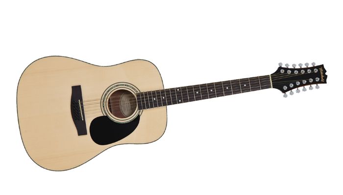 Mitchell 12-String Dreadnought Acoustic-Electric Guitar Natural