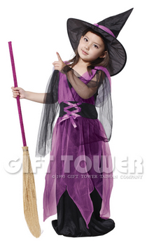 ชุดแฟนซีฮาโลวีน ชุดแม่มดน้อยสำหรับงานแฟนซี วันฮาโลวีน Little Witch ขนาด M, L, XL
