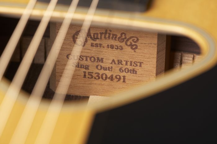 Martin JSO Sing Out 60th Pete Seeger Acoustic Guitar Natural