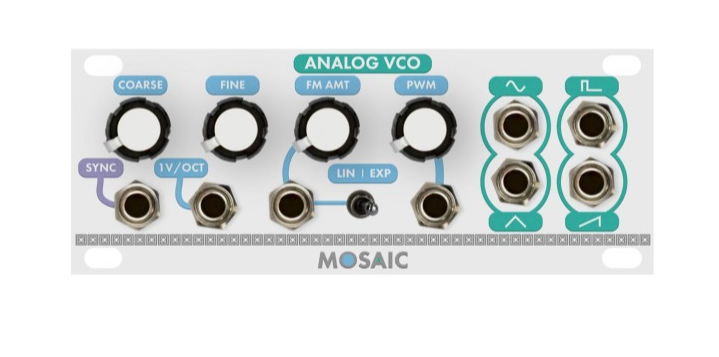 Mosaic Analog VCO Oscillator