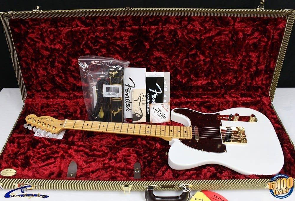 Fender Limited Edition Select Light Ash Telecaster - White Blonde