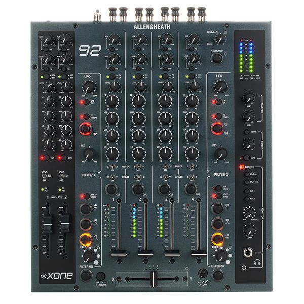 Allen & Heath XONE:92 MK2 Professional 4+2 Channel Analog DJ Mixer