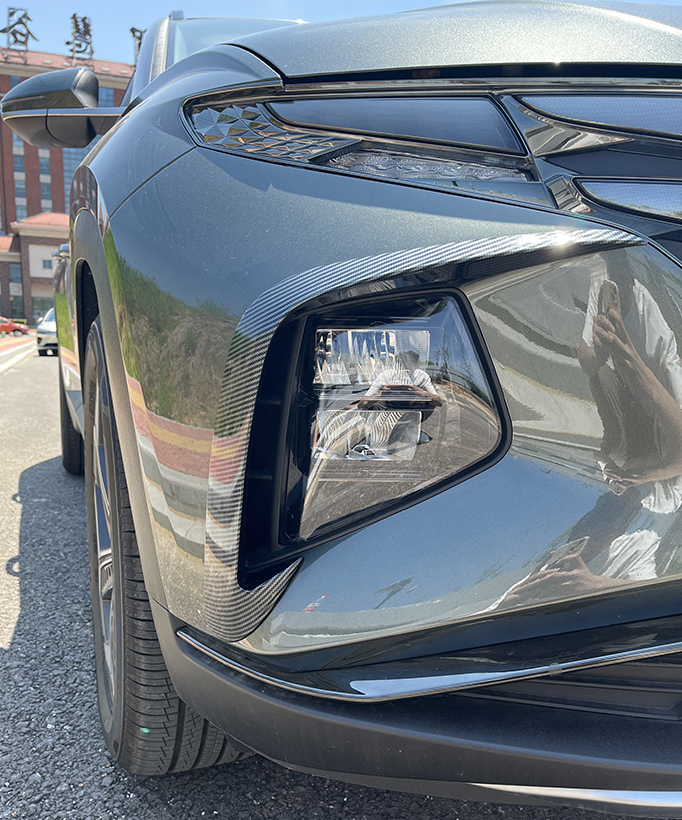 ครอบแต่งไฟหน้า แผ่นแต่งโครเมี่ยมไฟหน้า Hyundai CRETA ฮุนได เครต้า