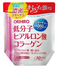 ORIHIRO ฮีอะรูรอน + คอลลาเจนผสมผสานเซรามายสูงสุดถึง 11,000 mg เพียง 7 วันผิวจะเนียนเรียบริ้วรอยจางลง เอ๊าะลงเห็น ๆ