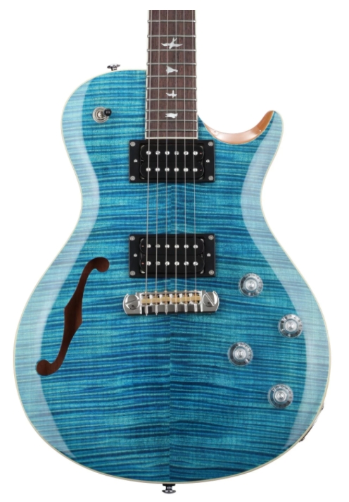 PRS SE Zach Myers Semi-hollow Electric Guitar - Myers Blue