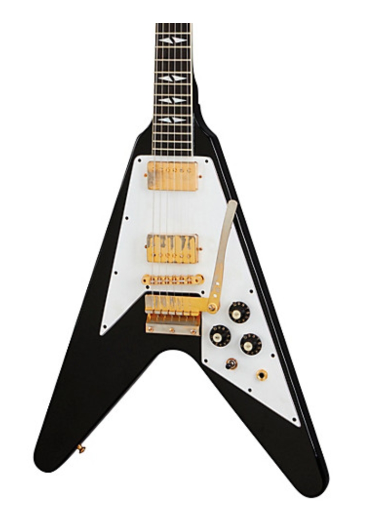 Gibson Custom 1969 Jimi Hendrix Flying V Aged Electric Guitar Ebony