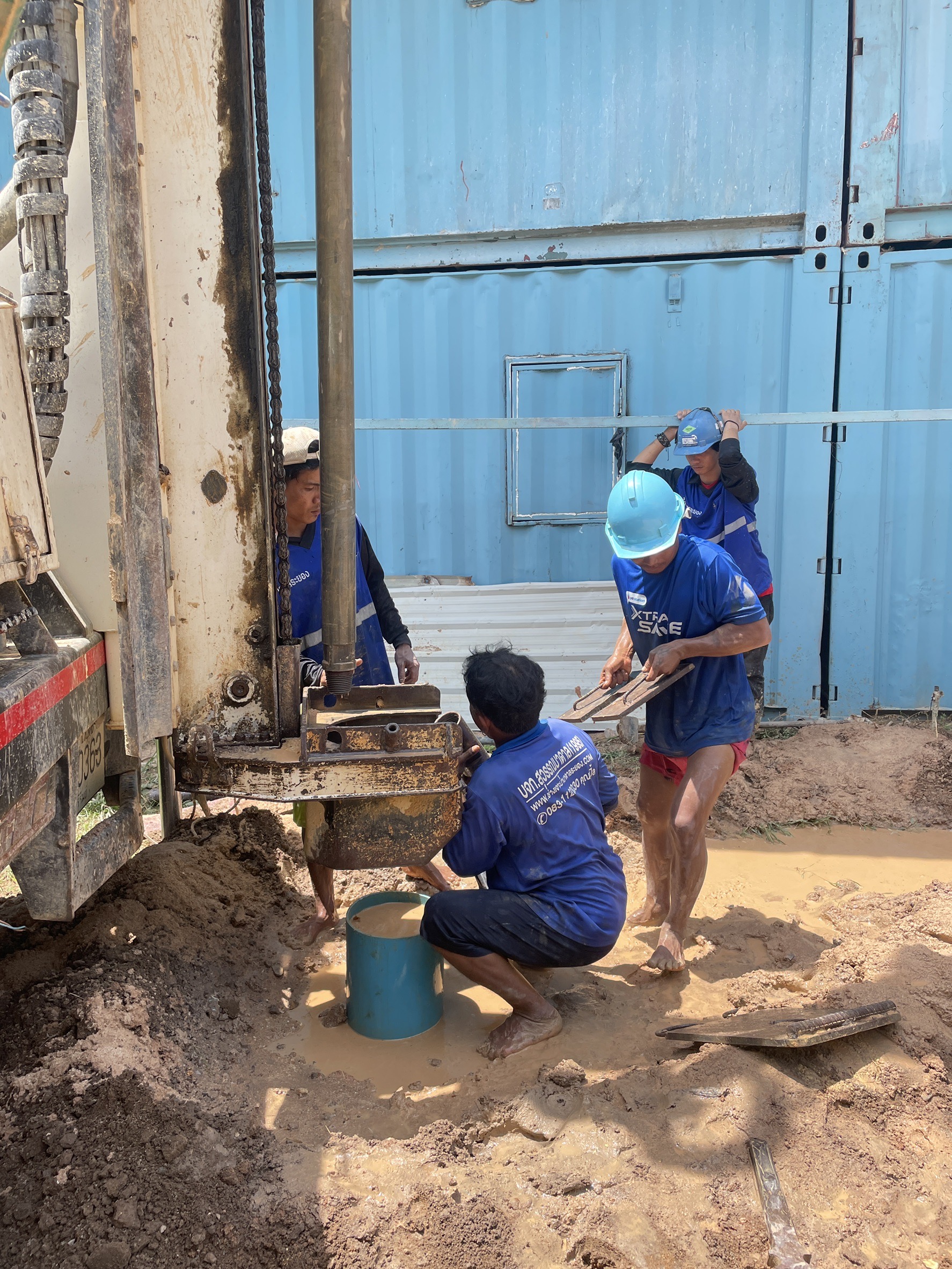 เจาะน้ำบาดาลตำบลวังจันทร์ อำเภอวังจันทร์ จังหวัดระยอง