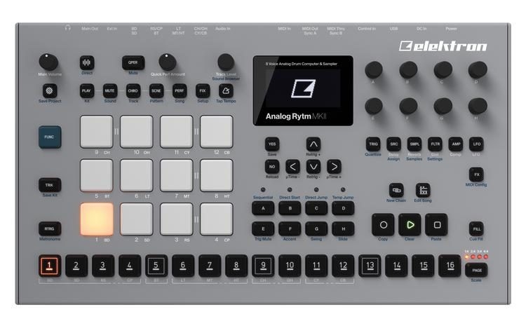 Elektron Analog Rytm MKII 8-voice Drum Computer