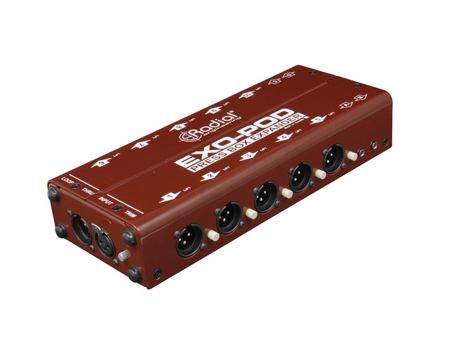 Radial Engineering Exo-Pod Broadcast Splitter with XLR & 3.5mm Connections