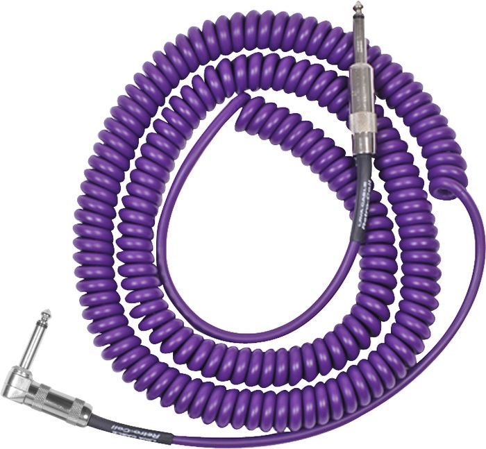 Lava Retro Coil 20 Foot Instrument Cable Straight-Right Angle Assorted Colors