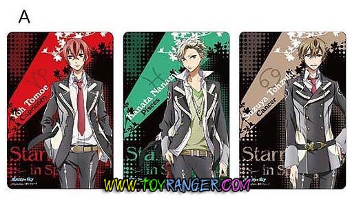 Starry Sky Clear Postcards SET A Spring (แท้)