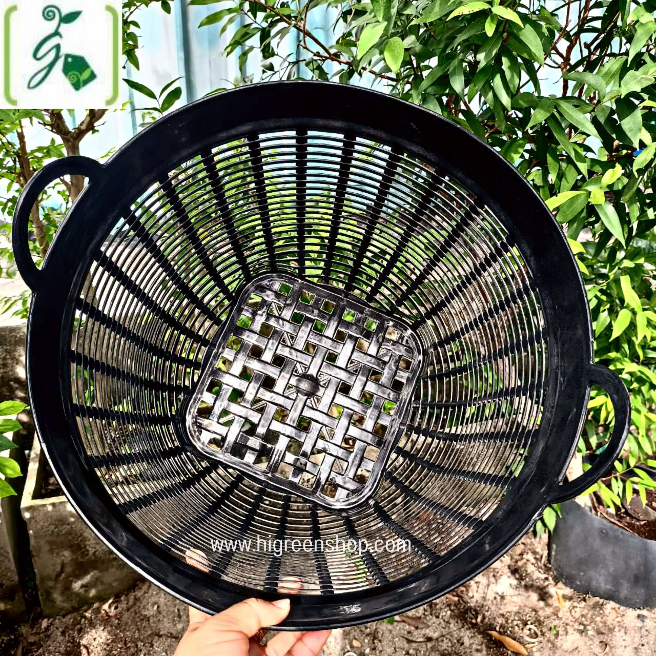 เข่งพลาสติก (15 นิ้ว / เบอร์6) จำนวน 1 ใบ