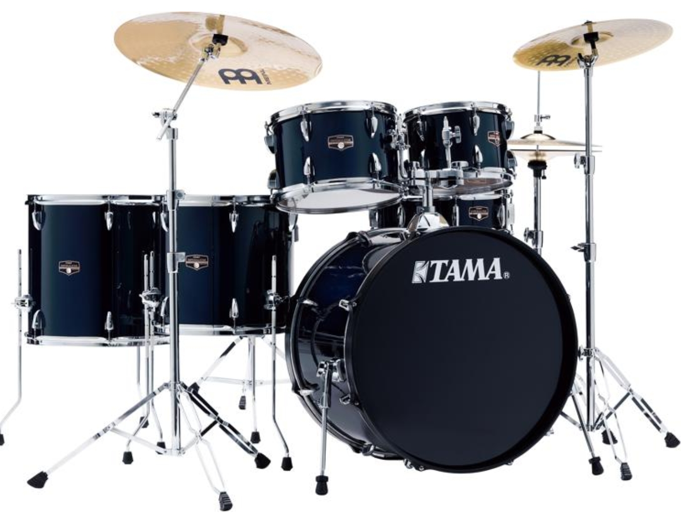 Tama Imperialstar IE62C 6-piece Complete Drum Set with Snare Drum and Meinl Cymbals