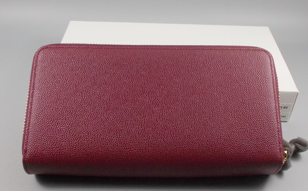 กระเป๋าสตางค์ Guy Laroche ม่วงเปลือกมังคุด ใหม่ แท้