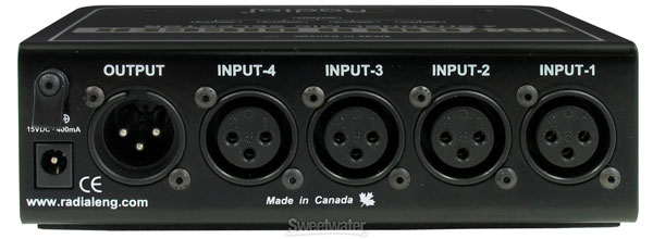 Radial Gold Digger 4-Channel Mic Selector