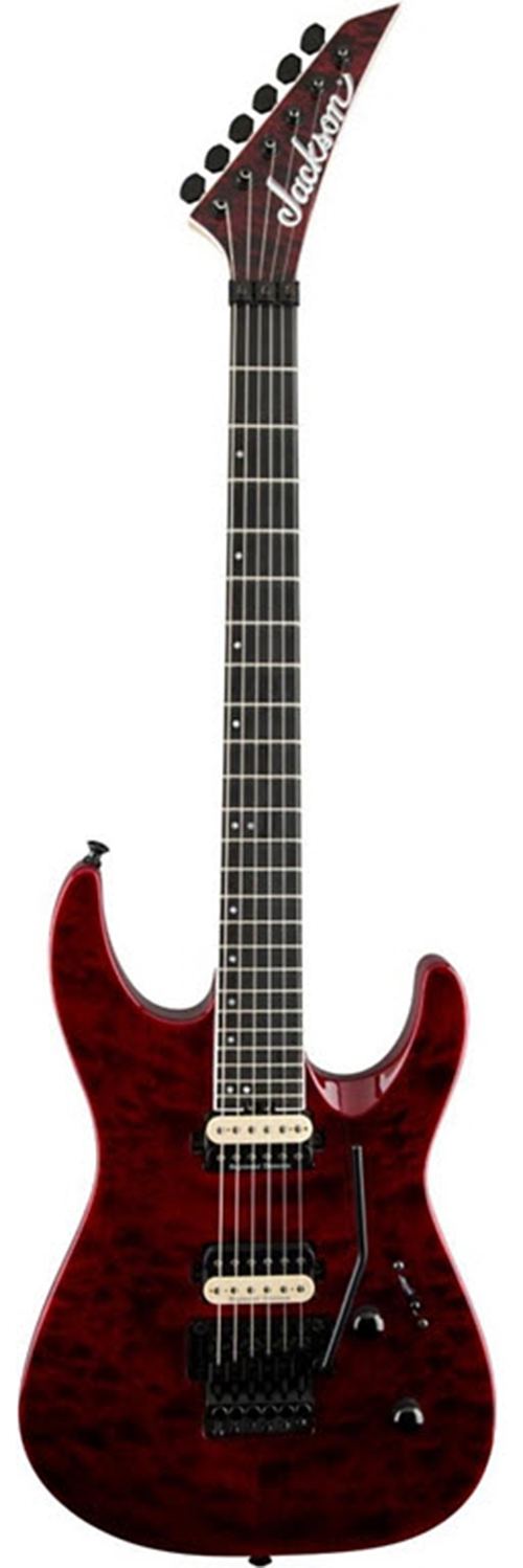 Jackson Pro Dinky DK2Q Electric Guitar Transparent Red
