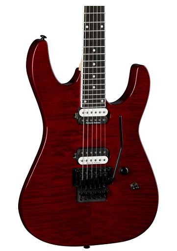 Dean Modern 24 Select Flame Top with Floyd Rose Bridge Electric Guitar Transparent Cherry