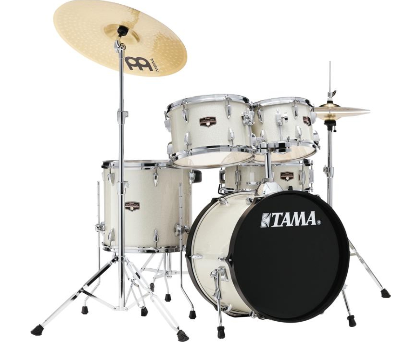 Tama Imperialstar IE58C 5-piece Complete Drum Set with Snare Drum and Meinl Cymbals