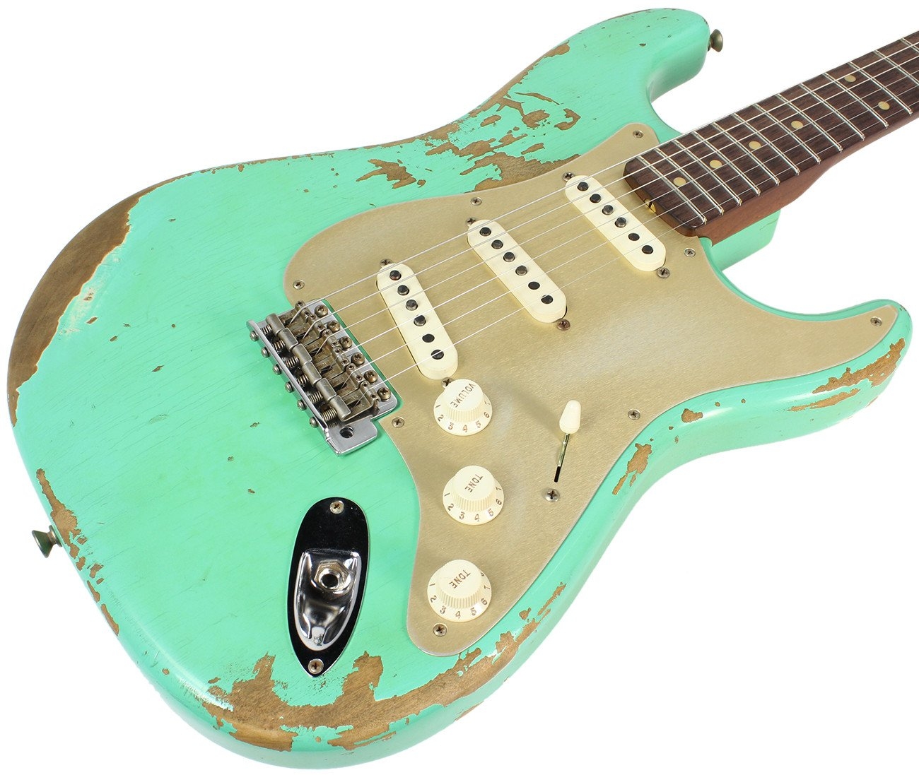 Fender Custom Shop 1959 Heavy Relic Stratocaster - Aged Sea Foam Green - NAMM