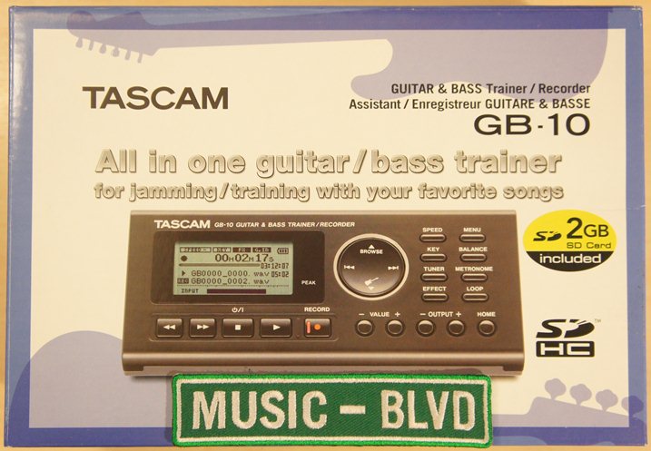 TASCAM GB-10 Guitar/Bass Trainer/Recorder