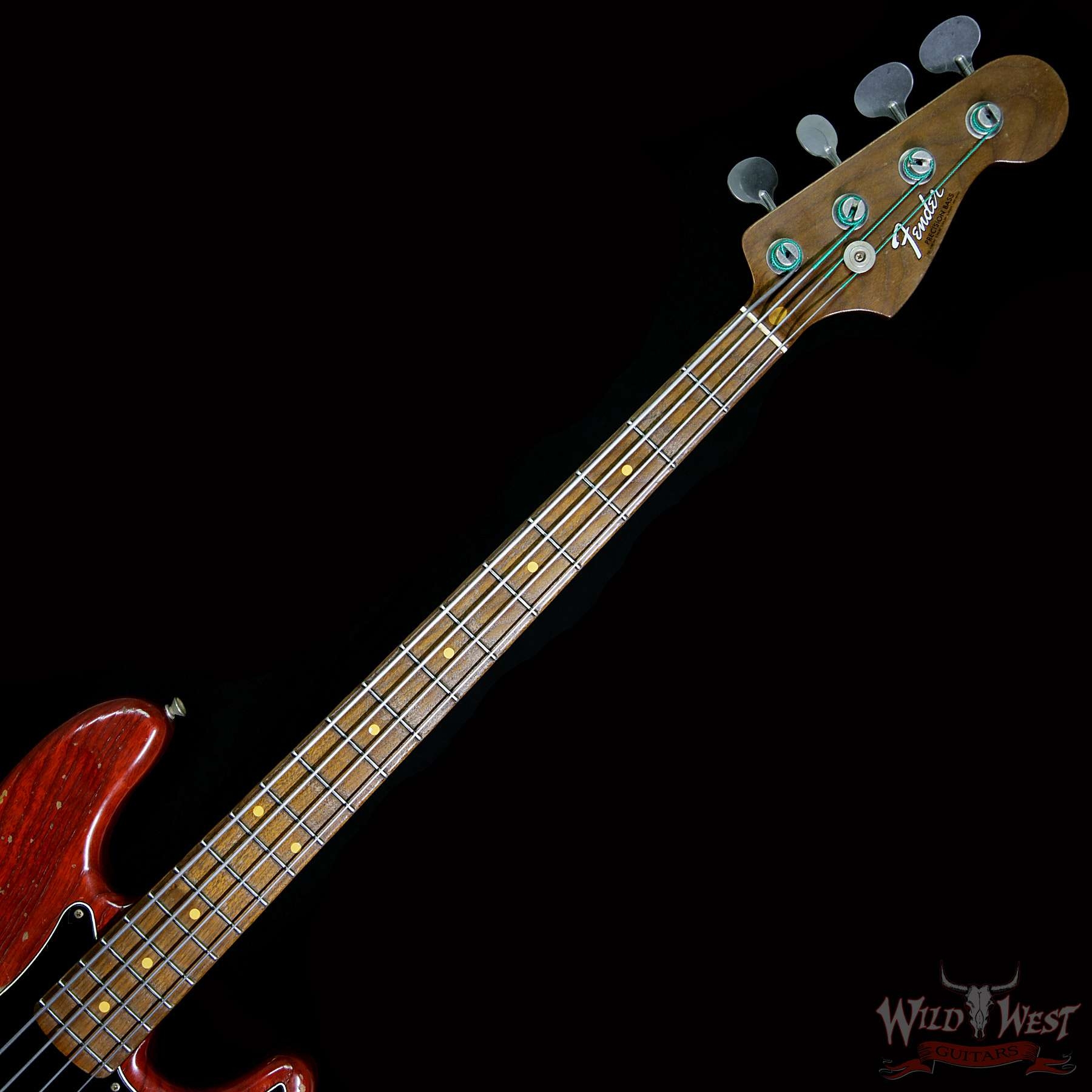 Fender Custom Shop Masterbuilt Jason Smith Late 60s P-Bass Relic Aged Cherry Red