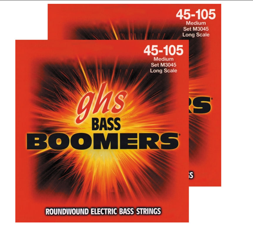 GHS Medium Bass Boomers Strings 2-Pack