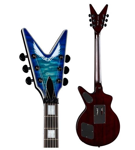 Dean Cadi Select Quilt Top Floyd Electric Guitar Ocean Burst