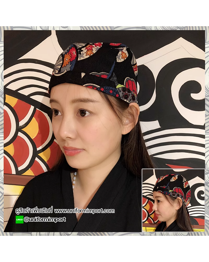 หมวกเชฟ เชฟญี่ปุ่น หมวกพ่อครัว