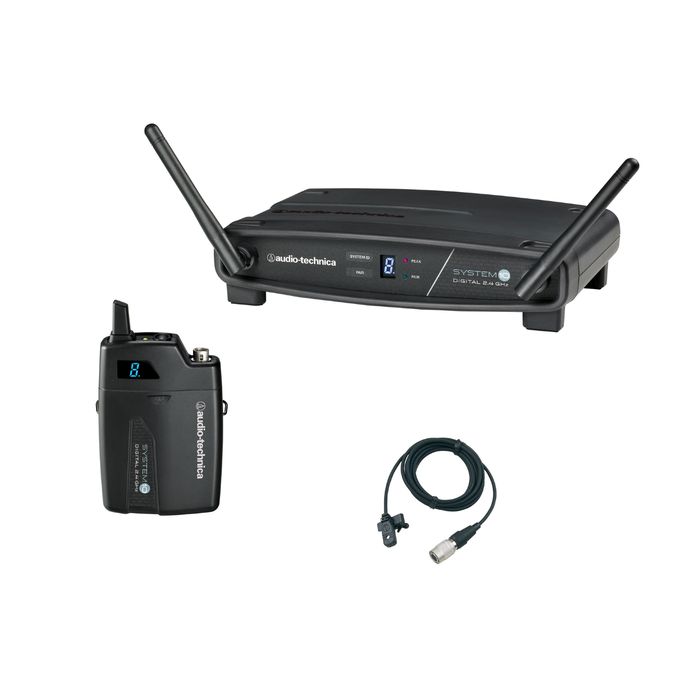 Audio-Technica System 10 2.4GHz Digital Wireless Lavalier System w/ MT830CW