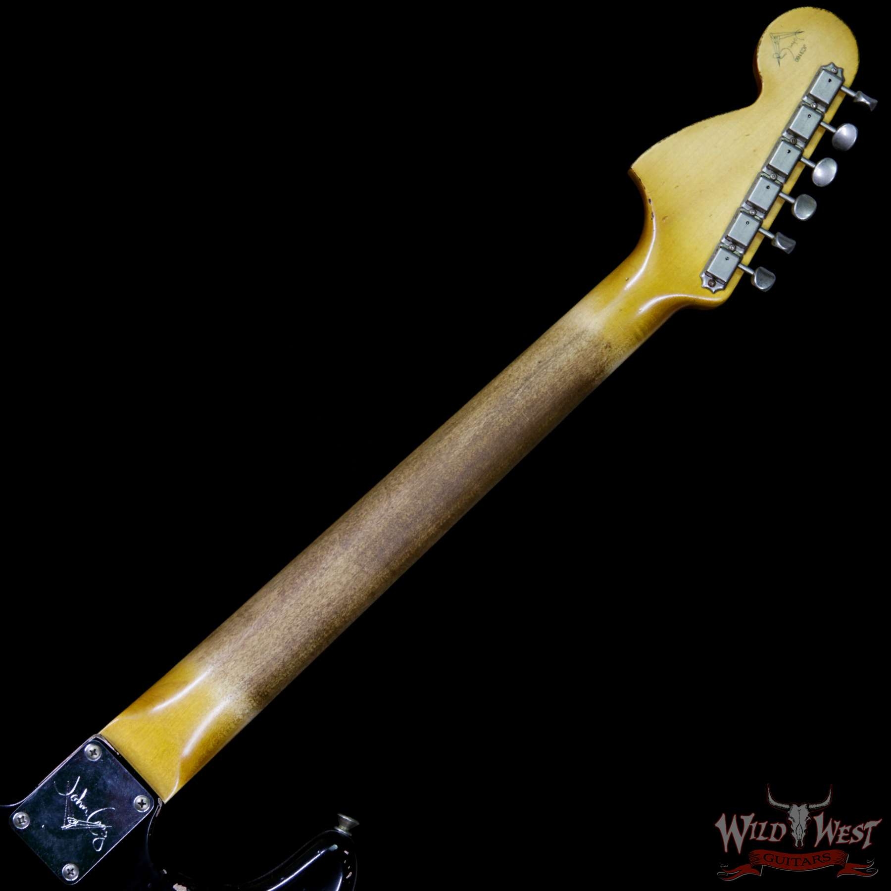 Fender Custom Shop Masterbuilt 1966 Stratocaster Floyd Rose Relic Black Over Shell Pink by John Cruz