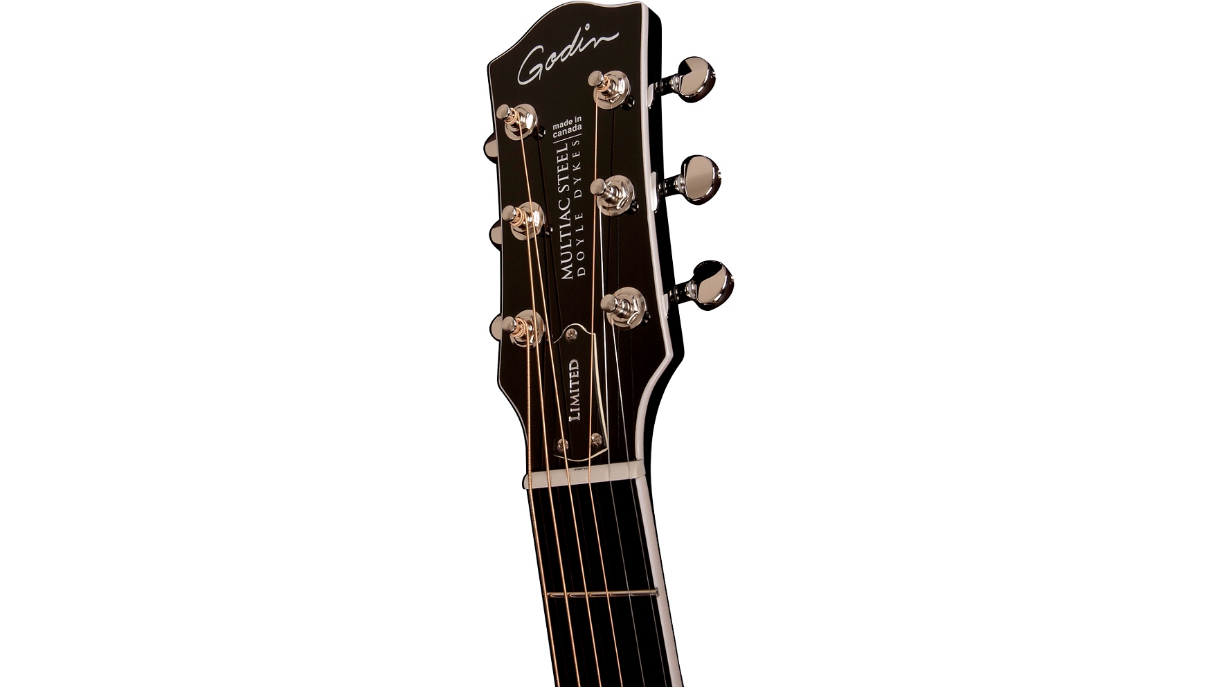 Godin Multiac Steel Doyle Dykes Signature Edition HG Acoustic-Electric Guitar - Black